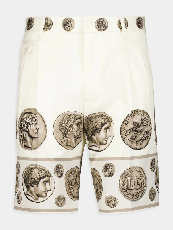 Coin Print Bermuda Shorts