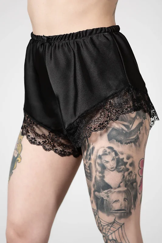 Severina Satin Shorts [B]