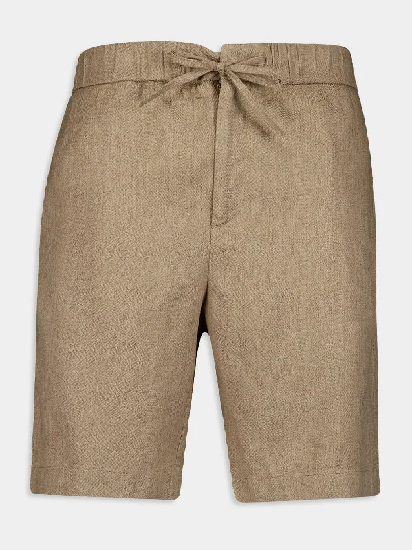 Truffle Felipe Linen Shorts