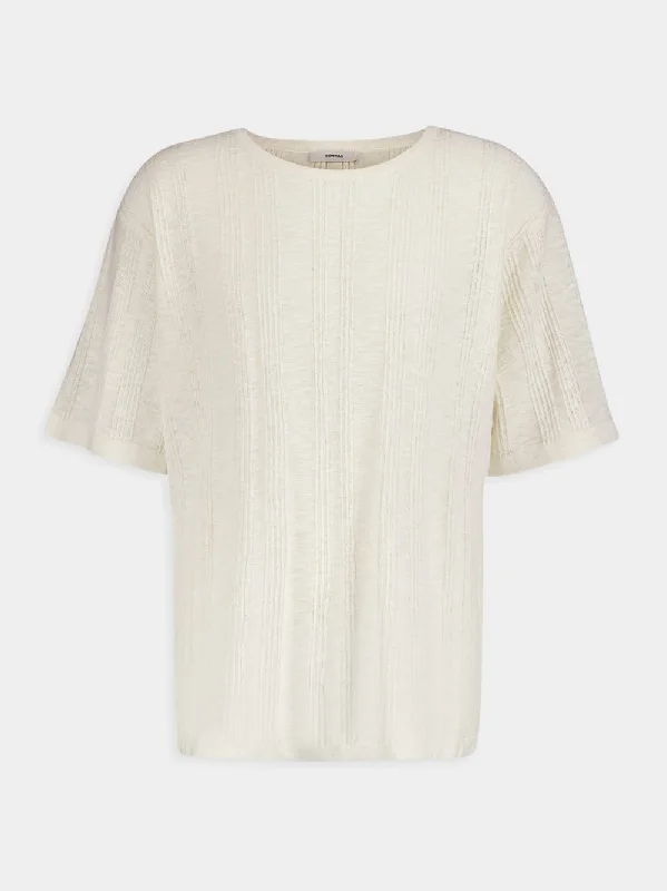 Textured Short Sleeve T-Shirt