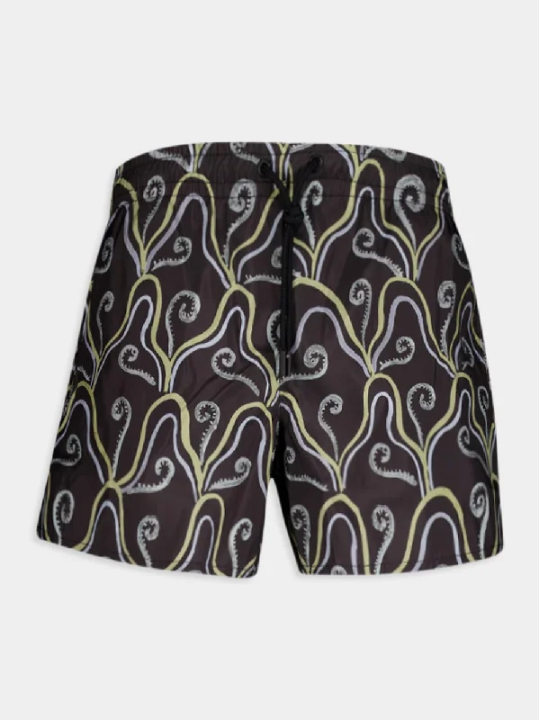 Pearl Currents Black Swim Shorts