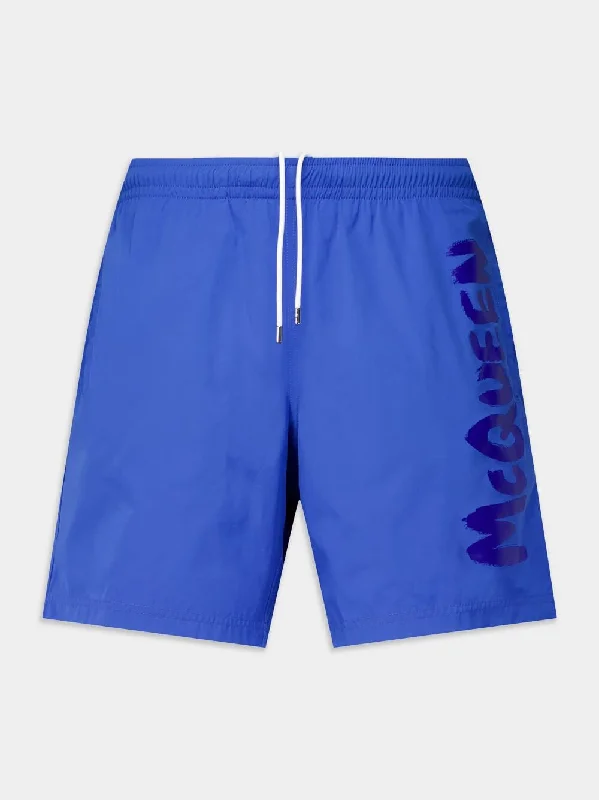 Graffiti Logo Swim Shorts