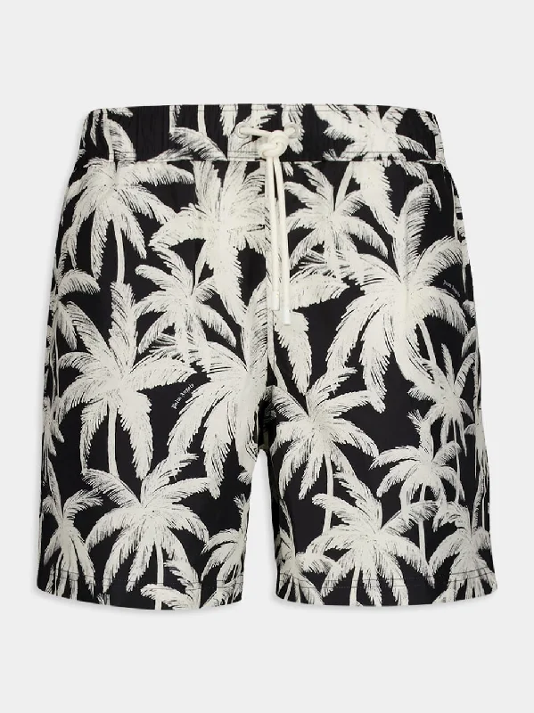 Palm Print Swim Shorts