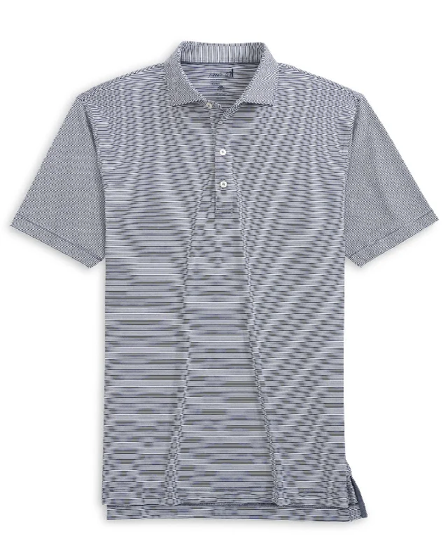 Johnnie-O Lyndon Prep-Formance Pinestripe Polo Shirt - Navy*