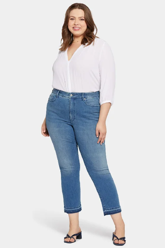 Marilyn Straight Ankle Jeans In Petite Plus Size - Stunning