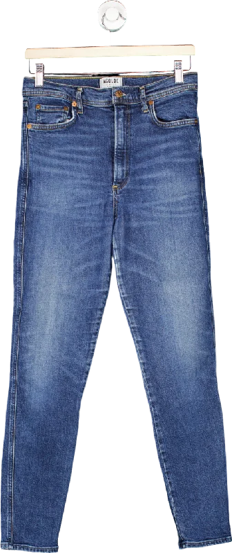 AGOLDE Blue Skinny Jeans W28