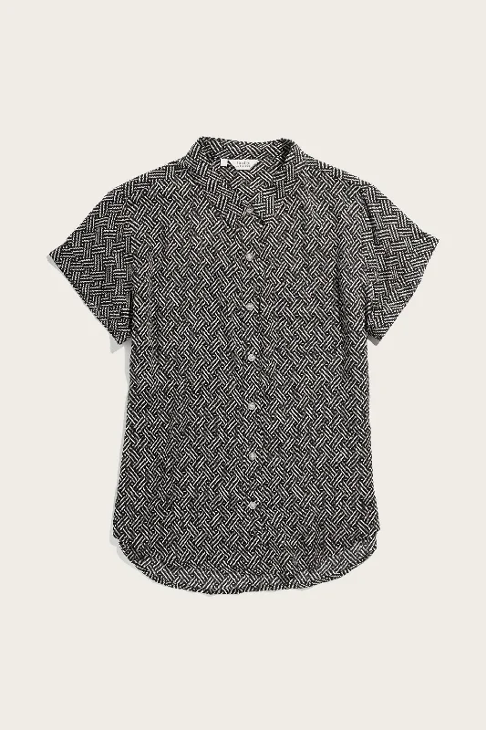 Bea Shirt / Black Geo