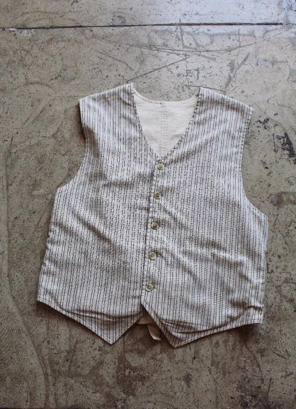 90s Reversible Linen Vest