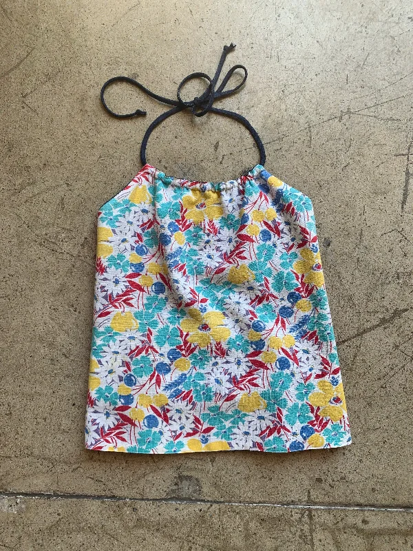 Feed Sack Reversible Halter Tops