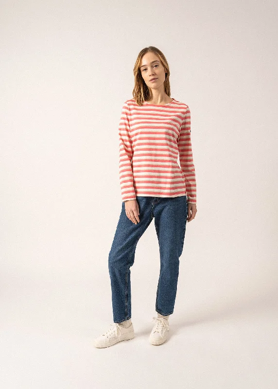 Minquidame Tricolour Breton Shirt - with lurex stripes (DOLY/ECUME/OR)