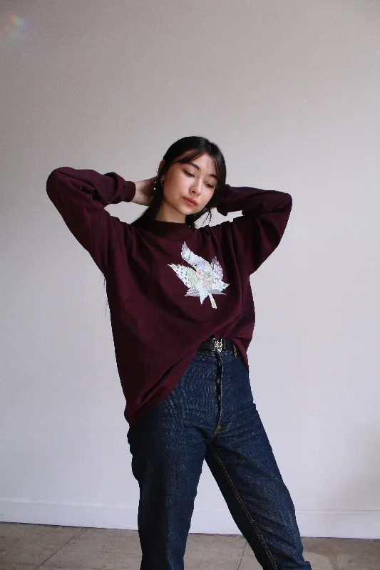 Burgundy Long Sleeve - Large