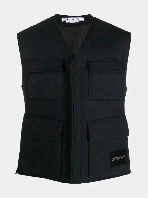 Wave Tag Padded Vest