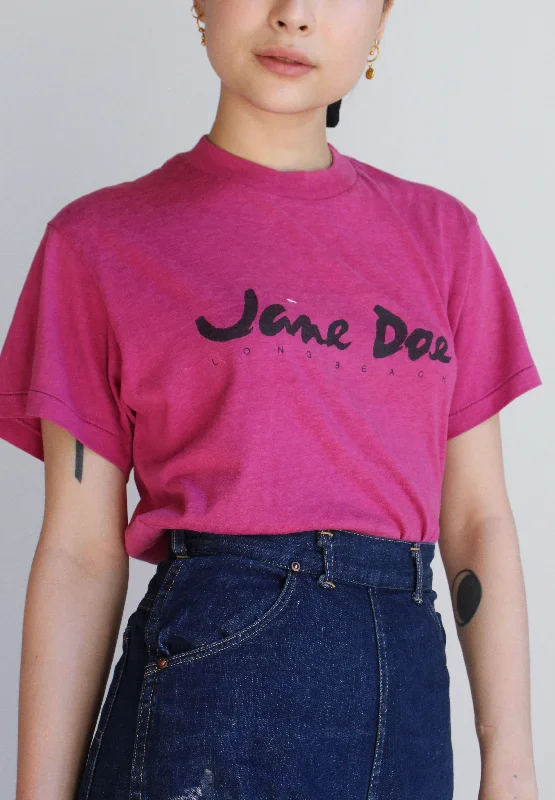 1980s Jane Doe Long Beach Tee