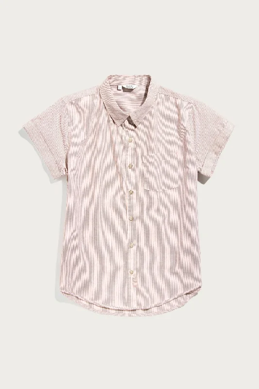 Bea Shirt / Tan Ministripe