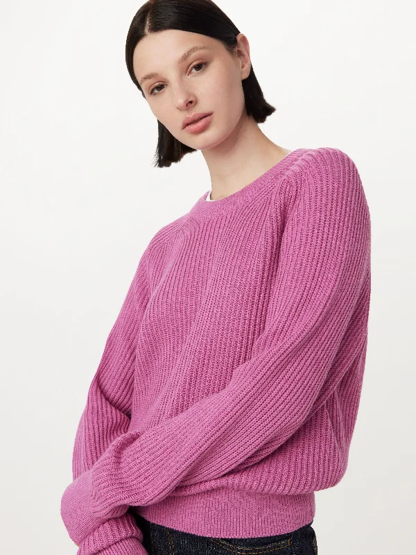 The SeaCell™ Boxy Sweater in Bright Purple