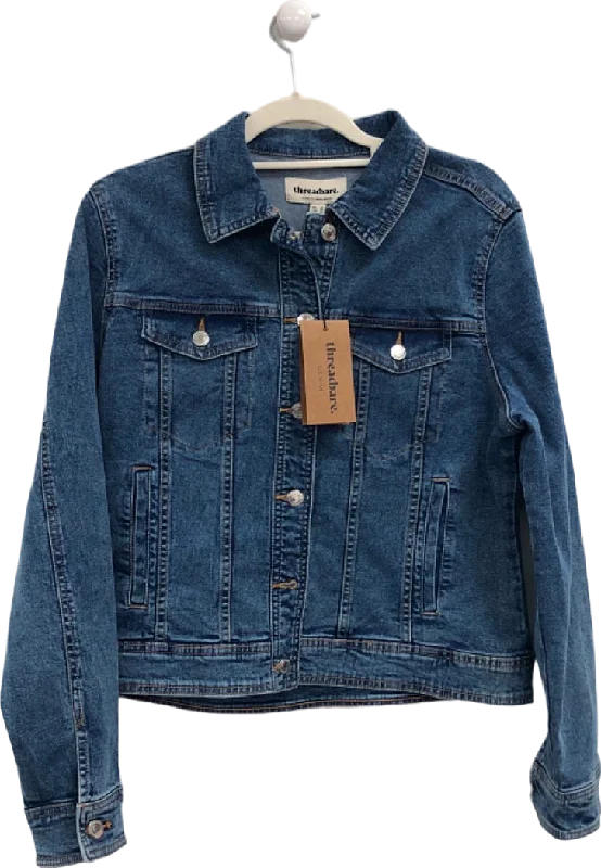 Threadbare Blue Denim Jacket UK 14