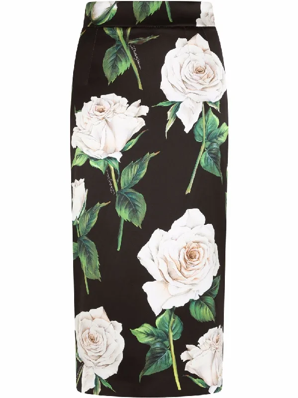 Pencil midi skirt