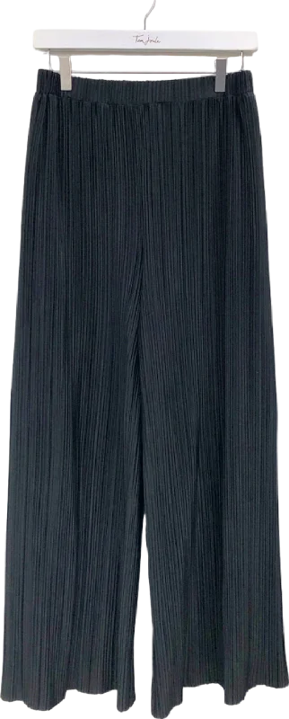 MNG Black Pleated Trousers UK 8