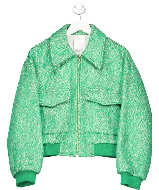 Lumina Green Zip Up Jacket UK M