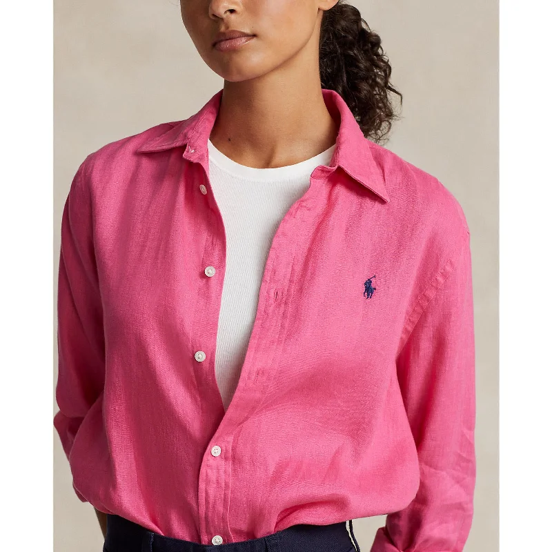 Polo Ralph Lauren - Relaxed Fit Linen Shirt - Desert Pink