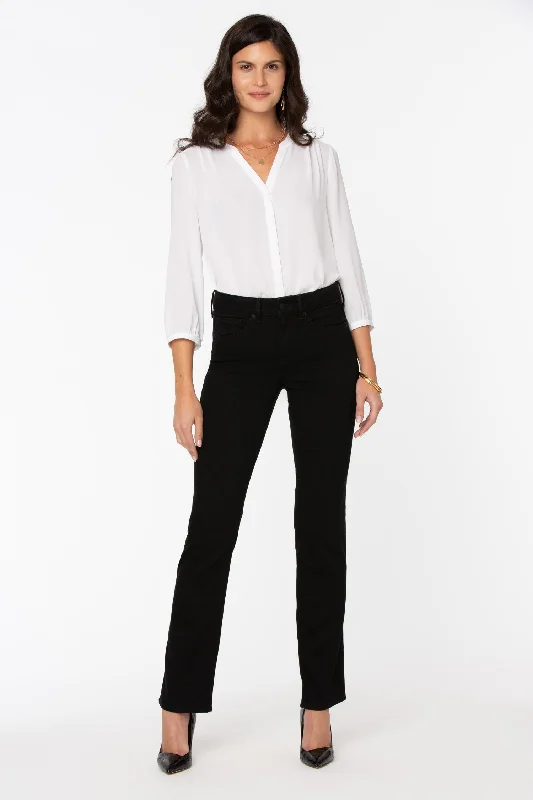 Marilyn Straight Jeans In Tall - Black