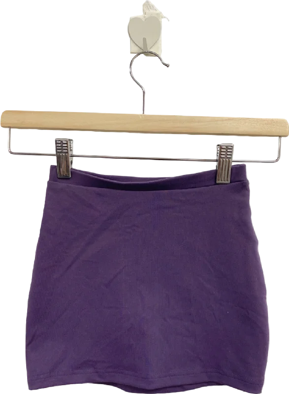 PRIX Purple Mini Skirt XS