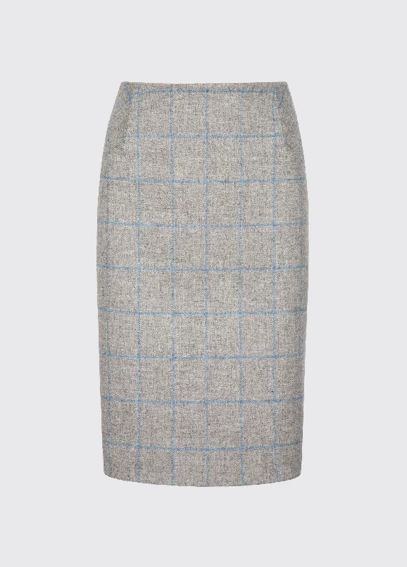 Fern Tweed Skirt - Shale