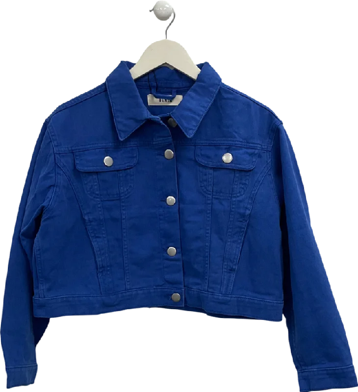 Yours Blue Cobalt Denim Jacket UK 14