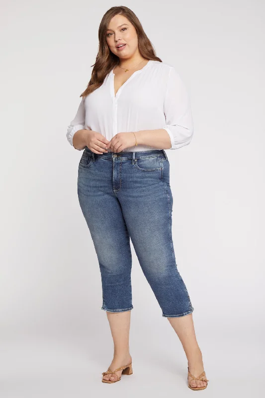 Chloe Capri Jeans In Plus Size - Loire