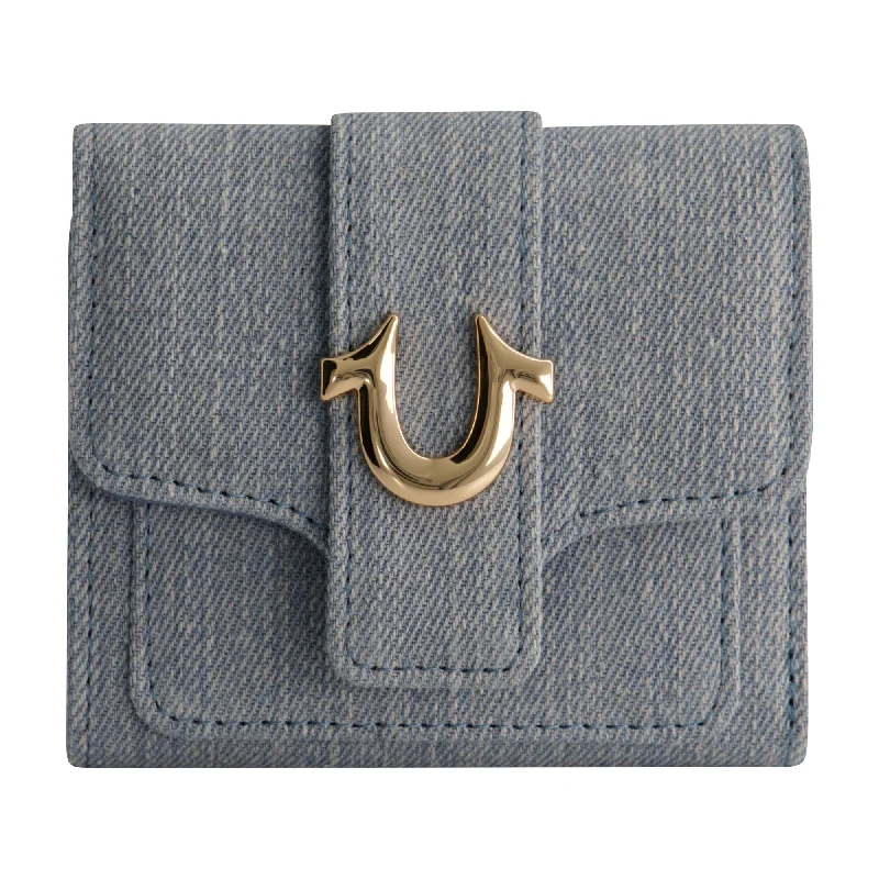 True Religion Denim Small Horseshoe Wallet