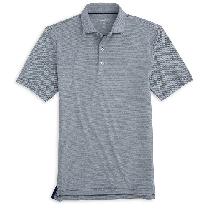 Johnnie-O Lyndon Prep-Formance Pinstripe Polo Shirt - Heather Twilight*