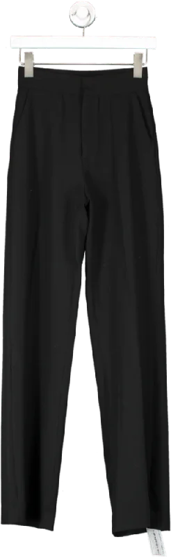 BOA Black Formal Straight Leg Trousers UK XS