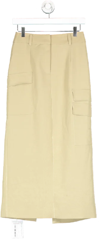 kookai Beige Ariel Low Rise Pant W34