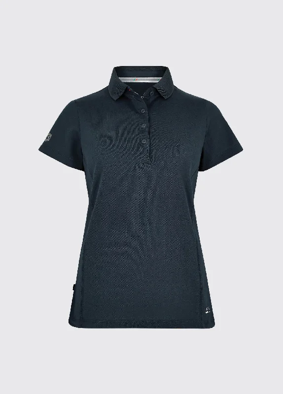 Martinique Women's Short-sleeved Polo - Navy