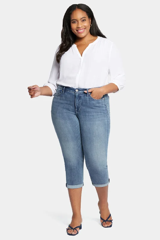 Chloe Skinny Capri Jeans In Plus Size - Prelude