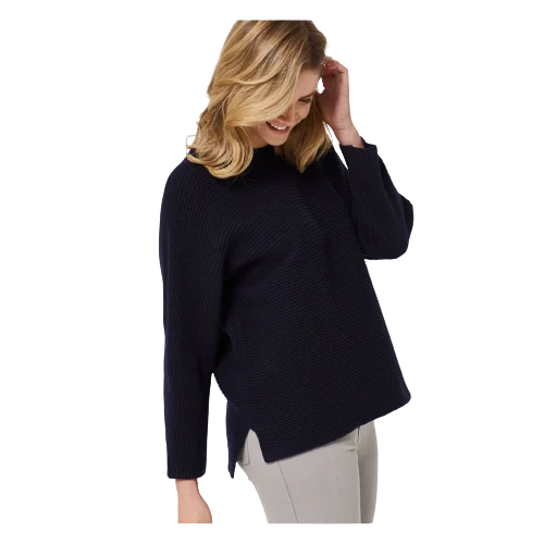 Whistler Boat Neck Sweater - Midnight Blue