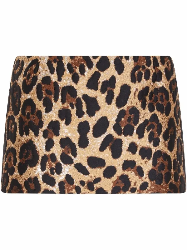 Leopard Mini Skirt